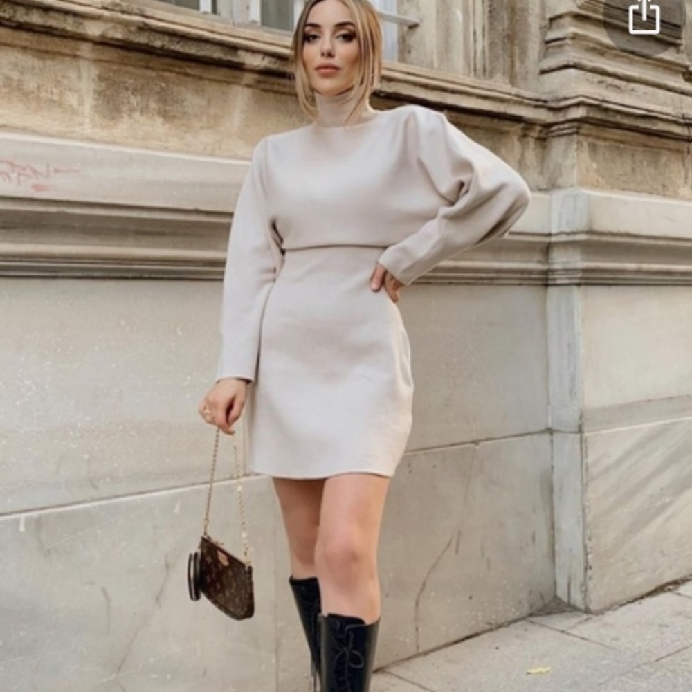 Zara knit midi dress